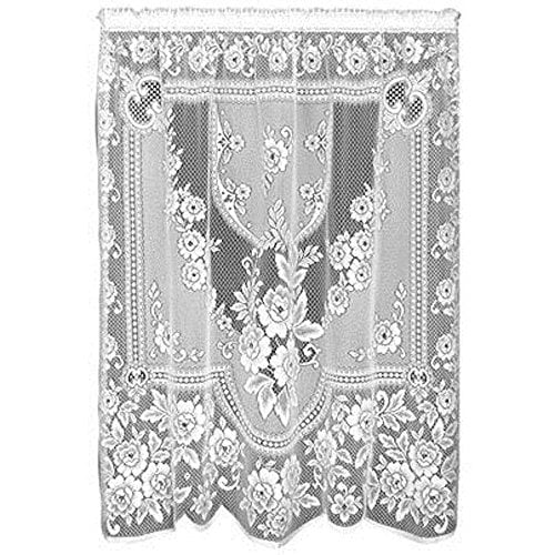 Heritage Lace Victorian Rose 60-Inch Wide by 84-Inch Drop Panel, Ecru