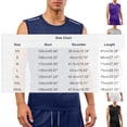 thumbnail image 6 of DAFPZW Sleeveless Shirts for Men Tank Tops Gym Quick Dry Workout Muscle Shirt Athletic Summer Bodybuilding Running Tees, 6 of 9