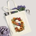 thumbnail image 2 of COMIO Initial S Sunflower Tote Bag Canvas Tote Bag for Women 14.1x15.7in, 2 of 6