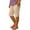 Beige, variant on Kids Girls Solid Color Linen Shorts Knee Length Preppy Style Casual Loose Fit Adjustable Waist Beach Bottoms for Summer Wear Beige 4 Years-5 Years