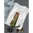 thumbnail image 3 of Battered Tower T-Shirt Women -Halit Kurtulmus Aytoslu Designs, Female Small, 3 of 4
