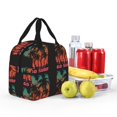 thumbnail image 4 of KLL Go Surfer Print Insulated Lunch Bag Women, Reusable Cute Tote Lunch Box for Adult & Men, Leakproof Cooler Lunch Bags for Work Office Travel Picnic, 4 of 5