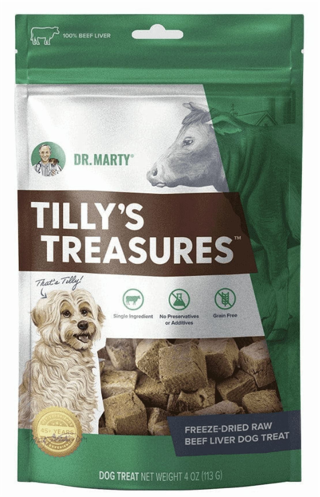 Dr. Marty Freeze Dried Raw Dog Treat Bundle - Beef Liver, Cod Skin, and Pork Liver
