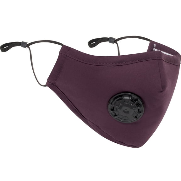PM 2.5 Mask, Red - Reusable, Washable Cotton Face Mask - 4 Pieces with 8 Filters - Adjustable Ear Bands and Nose Bridge - Removable Air Valve Protects Against Pollutants and Other Airborne Particles