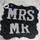 thumbnail image 1 of juego de accesorios para fotomatón de 17 x 27 cm, diseño de Mr. MRS, para decoración de bodas, accesorios para fotomatón de recién casados, suministros para recuerdos de fiestas de bodas, color negr, 1 of 5