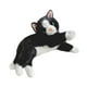 thumbnail image 3 of Gato realista de peluche, juguete de gato acostado, compañero, cómodo, tierno y lindo. Negro, 3 of 9