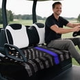 thumbnail image 4 of Bulopur American Flag Golf Cart Seat Covers for 2-Person Seats Waterproof Golf Cart Seat Towel Blanket Compatible with EZGO, Yamaha, Club Car, 4 of 8