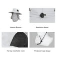 thumbnail image 1 of Sombrero para el sol al aire libre con solapa para el cuello y la cara, protección UV, sombrero de cubo de ala ancha transpirable para hombres y mujeres, pesca en verano, senderismo Jadeshay  A, 1 of 6