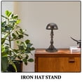 thumbnail image 3 of NICEXMAS Golden Metal Hat Display Stand for Tabletop Elegant Western Desk Decor Hat Organizer, 3 of 6