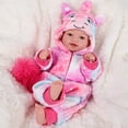 thumbnail image 2 of Designs Romper Suit For Reborns Dolls 17Inch Doll Clothing Machine Washable Polyester Fabric Girl Dolls Accessory, 2 of 8
