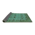 thumbnail image 2 of Ahgly Company Indoor Rectangle Oriental Turquoise Blue Traditional Area Rugs, 2' x 5', 2 of 4