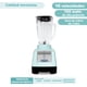thumbnail image 1 of Licuadora Bartech 750W 10 Velocidades con Vaso de Vidrio 1.2L Alta Resistencia Menta, 1 of 1