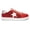 Red Glitter, variant on LUCKY STEP Stylish Star Low Top Lace Up Sneaker Comfort Walking Shoes,White/Denim Blue PU,Womens