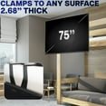 thumbnail image 6 of VIVO TV Hanger Bracket for 42" to 75" Flat and Curved Screens, Loft Bed TV Mount, 6 of 8