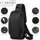 thumbnail image 3 of Mochila Riñonera Shendy Vendy Cruzada Mariconera Antirrobo Tipo Piel Con Entrada Usb, 3 of 6