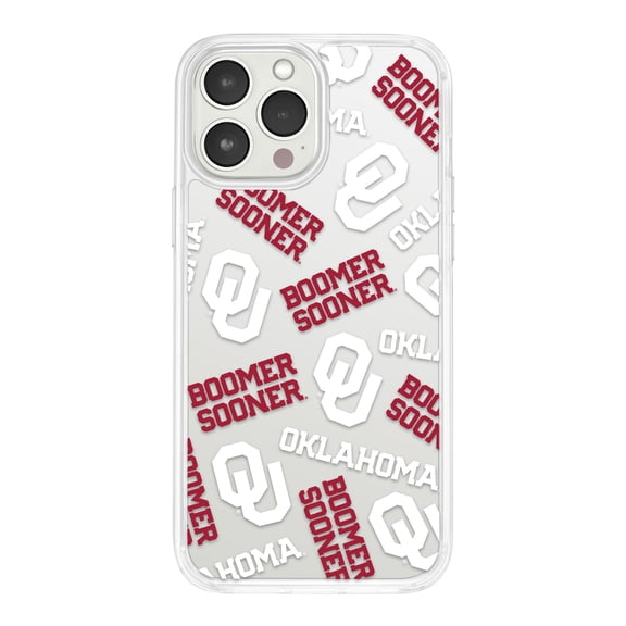 Oklahoma Sooners HD Phone Case Compatible with MagSafe Apple iPhone 11 (Scattered) by Affinity Bands