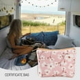 thumbnail image 2 of Flower Pattern Garbage Bag Storage Holder Fabric Storage Dispenser Garbage Bag Organizer for Home, 2 of 4