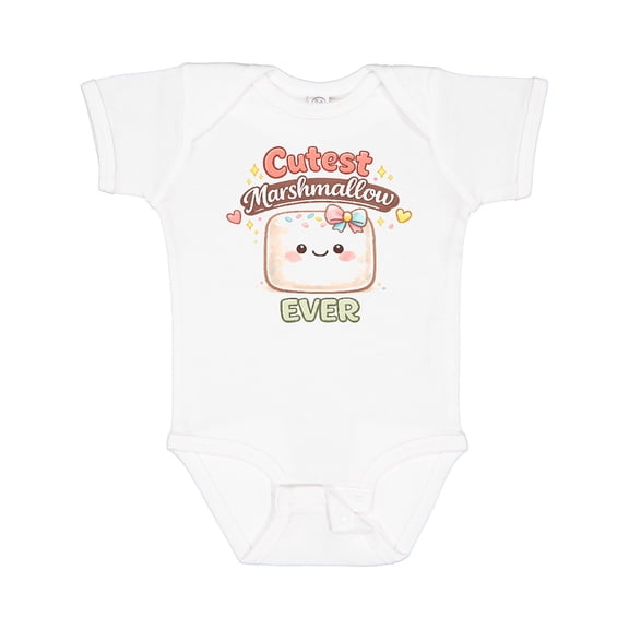 Inktastic Marshmallow Boys or Girls Baby Bodysuit