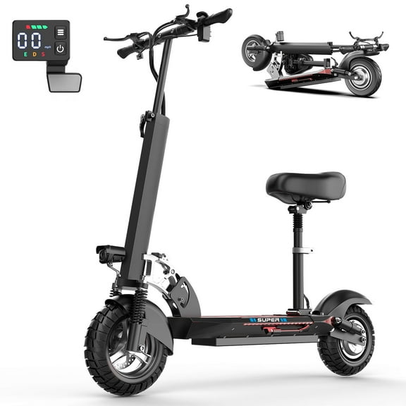 1200W Electric Scooter for Adults, 30 MPH & Up to 35 Mile Range, 10" Tubeless Tires, Dual Brakes, Lightweight Aluminum Frame