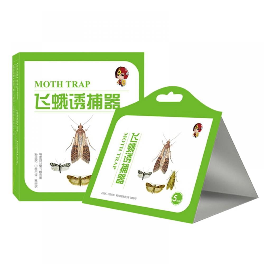 Moth Repellant For Clothes Closet,5 Pack Foldable Moths Clothes Trap