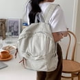 thumbnail image 3 of Transemion Adjustable And Stylish School Backpack For Unisex With Durable Comfortable Cloth School Bag grey 1Set, 3 of 6