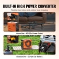 thumbnail image 4 of VEVOR PCP Air Compressor, 4500PSI/30Mpa Portable PCP Airgun Compressor, Auto-Stop | DC12V/AC120V | Oil & Water-Free Air Rifle, 4 of 9