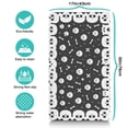thumbnail image 5 of Pumpkin Spooky Dog Mat for Food and Water Happy Halloween Absorbent No-Slip 17x30 Inch Cat Food Mat Cat Mat for Food EcoFriendly Durable Pet Placemat, 5 of 7