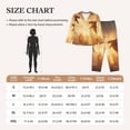 thumbnail image 4 of Kdxio Castle Cool Fire Dragon Women's Pajama Sets Long Sleeve Button Down Sleepwear Nightwear Soft Pjs Lounge Sets-Large, 4 of 7