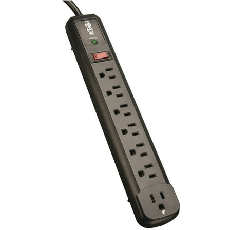 Protect It! 1,080-Joules Surge Protector, 7 Outlets, 4-Ft. Cord, TLP74RBPT