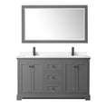 thumbnail image 6 of Wyndham Collection Wcv232360d-Vca-M58 Avery 60" Free Standing Double Basin Vanity Set -, 6 of 7