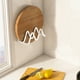 thumbnail image 4 of Estante para tapas de olla y soporte para tabla de cortar montado en la pared - Organizador de cocina de aleación de aluminio, blanco (23x10x3,5cm), 4 of 6