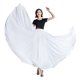 thumbnail image 1 of Falda midi plisada de gasa de cintura alta para mujer - Elegante vestido de cóctel de corte A - Talla única para cinturas de 23,6-41,3'' - Tejido suave y transpirable, 1 of 4