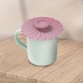 thumbnail image 5 of CSChome Couvercle de Tasse en Silicone Couvercle de Tasse en Silicone Tournesol Couvercle de Tasse en Silicone avec Poignée Résistant à la Chaleur Hermétique Rond Universel en Céramique Verre Couvercle de Tasse à Thé, 5 of 5