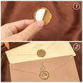 thumbnail image 4 of 60pcs Tree of Life Wax Seal Stickers 1.18/30mm Adhesive Wax Seal Stamp Stickers Self Adhesive Gold Vintage Envelope for Wedding Invitation Cards Party Favors Craft Gift 1box, 4 of 7