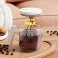 thumbnail image 4 of de Café con Agitación Automática de Vidrio de Mezcla Automática de Alta Velocidad con Manejar de Madera para Café, Leche, Proteína en Polvo, A, 4 of 5