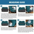 thumbnail image 7 of Dowbom 6-Pieces Recliner Loveseat Covers Velvet Stretch Couch Slipcovers for 2 Cushion Sofa, 7 of 7