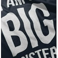 thumbnail image 4 of Big Sister Older Sibling Family Youth T Shirt Tee Girls Infant Toddler Brisco Brands 2T, 4 of 5