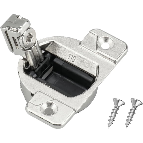 Cabinet Hinge Replacement, 8-Pack,Cabinet Door Hinges Replaces 110 Degree Screw-in Compact 33 Hinge, Hinges for Cabinet Doors (with Screws, Without Mounting Plate)