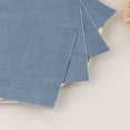 thumbnail image 4 of BalsaCircle 50 Dusty Blue Disposable 2 Ply Soft Dinner Cocktail Paper Napkins Party Events Tableware Decorations Supplies, 4 of 8