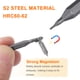 thumbnail image 4 of Uxcell 10 Pcs T1 Punta de destornillador Torx para reparación de automóviles Proyectos de bricolaje en casa 5/32" Estrella magnética de 6 puntos Cabeza de acero S2, 4 of 6