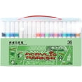 thumbnail image 1 of HELIAHO Large Capacity Acrylic Marker Pen Creative DIY Hand Drawn Quick Drying Ink Acrylic Pen Set-36 colors CJ911-86604, 1 of 6