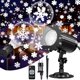 thumbnail image 1 of Proyector navideño LED para exteriores, lámpara de copo de nieve para uso en interiores y exteriores, resistente al agua IP65 con mando a distancia., 1 of 5