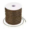 thumbnail image 3 of GKNET 100m/roll Iron Cross Chain Unwelded Lead Free Craft Delicate Jewelry Accessory 3x2x0.5mm-Antique Bronze, 3 of 6