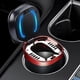 thumbnail image 3 of Cenicero portátil para coche con luz LED azul y mini depósito de basura (negro y plateado). Cenicero portátil de metal para coche., 3 of 5