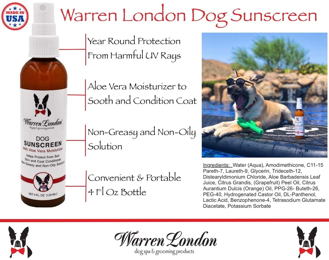 suntan lotion for dogs