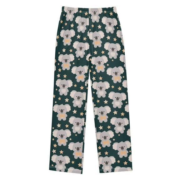 joogoo Cartoon Koala Stars Pajama Pants Pj Bottoms Sleepwear Lounge L