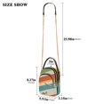 thumbnail image 2 of FORMRS Crossbody Bag for Women Quilted Travel Shoulder Cell Phone Purse with Chain Strap Handbag, Colorful Plane, 2 of 7