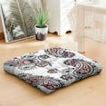 thumbnail image 2 of Boho Paisley Meditation Cushion, Square Floor Pillow for Sitting Comfort, Yoga Cushion for Meditation Practice, Reading, Relaxing Indoors or Outdoors 22 x 22, 2 of 7