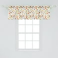 thumbnail image 2 of Ambesonne Sushi Window Valance, Japanese Sea Food Concept, 54" X 18", Multicolor, 2 of 3