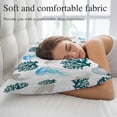 thumbnail image 5 of Jellyfish Coral Coastal Throw Pillow Covers, Nautical Summer Beach Ocean Sea Soft Breathable Pillow Cases with Invisible Zipper for Sleeping, Small Pillowcases for Couch Bed Sofa Chair 16x24 Inches, 5 of 9
